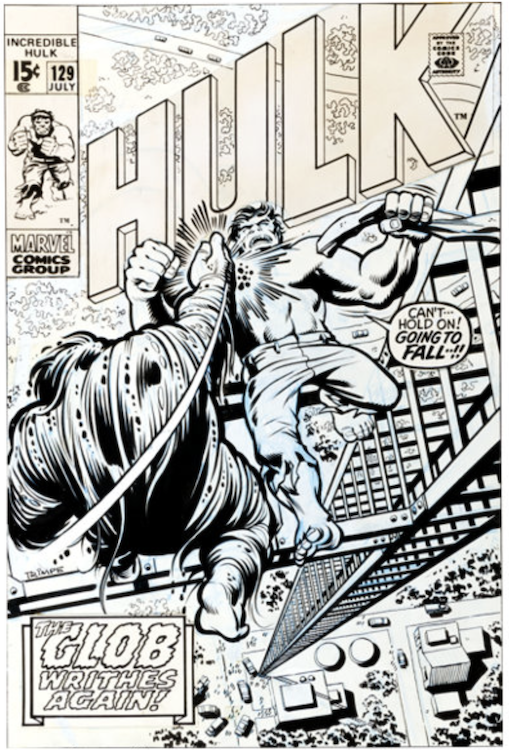 The Incredible Hulk #129 Cover Art by Herb Trimpe sold for $21,510. Click here to get your original art appraised.