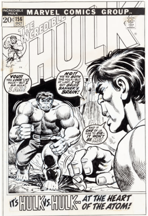 The Incredible Hulk #156 Cover Art by Herb Trimpe sold for $45,410. Click here to get your original art appraised.