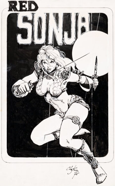 Kull and the Barbarians Illustration by Howard Chaykin sold for $7,800. Click here to get your original art appraised.