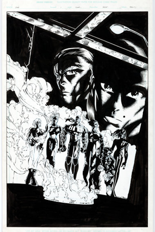 DV8 #1 Cover Art by Humberto Ramos sold for $780. Click here to get your original art appraised.
