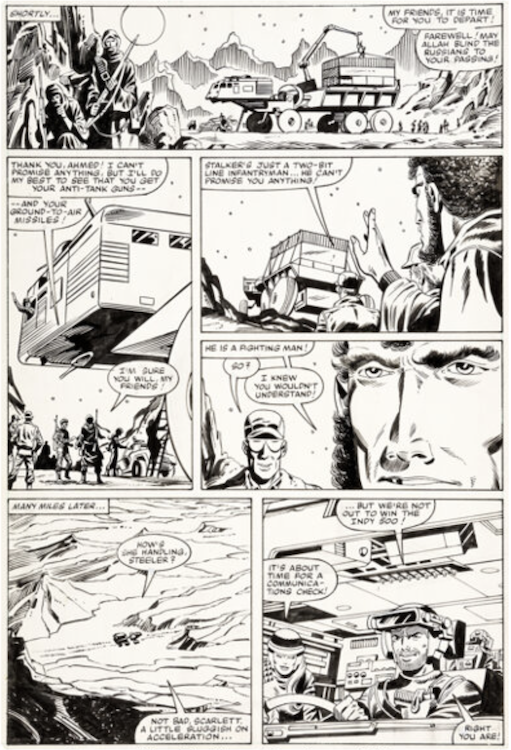 GI Joe, A Real American Hero #6 Page 11 by Jack Abel sold for $3,000. Click here to get your original art appraised.