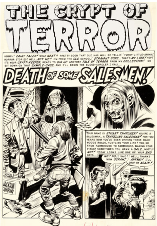 Haunt of Fear #15 Complete 7-Page Story by Jack Davis sold for $50,400. Click here to get your original art appraised.