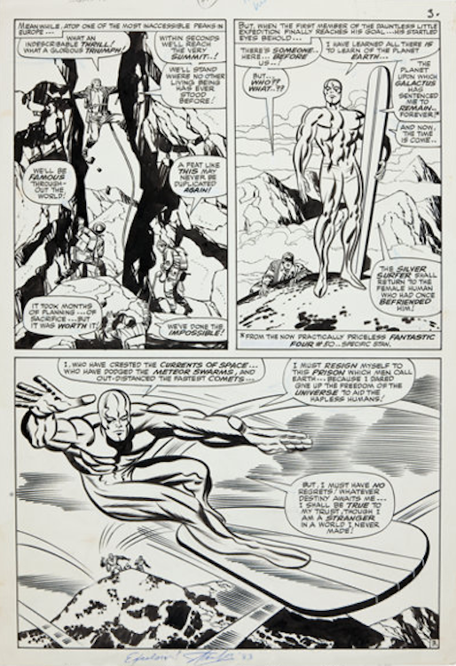 Fantastic Four #55 Page 3 by Jack Kirby sold for $155,350. Click here to get your original art appraised.