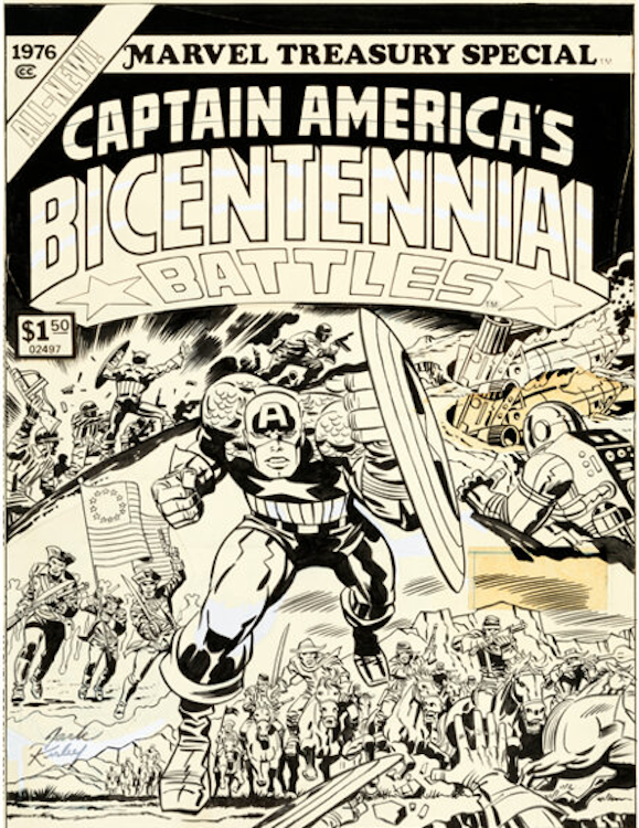 Marvel Treasury Special Cover Art by Jack Kirby sold for $264,000. Click here to get your original art appraised.