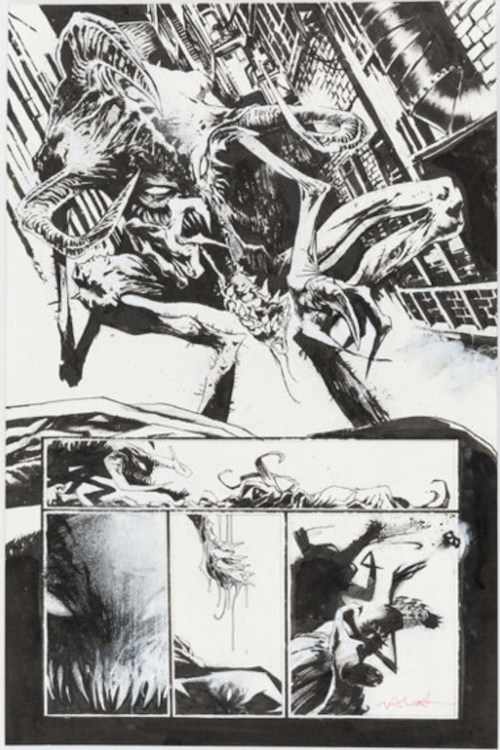 Spawn #294 Page 13 by Jason Shawn Alexander sold for $530. Click here to get your original art appraised.