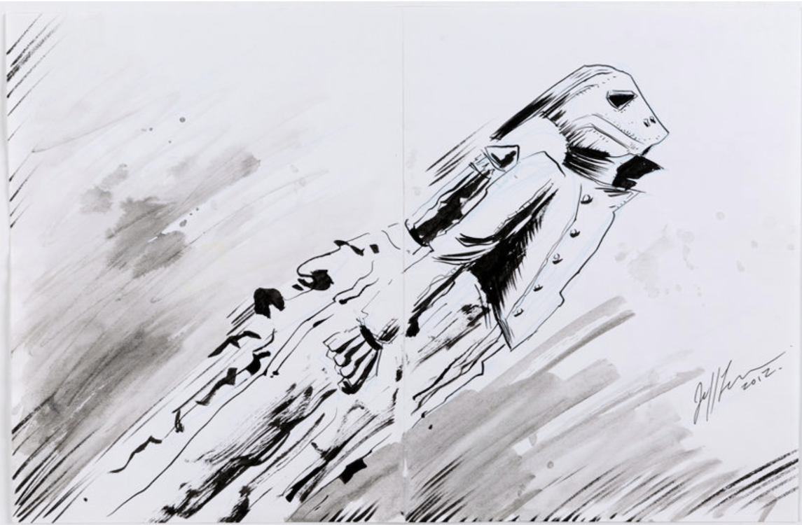 Rocketeer in Flight Sketch by Jeff Lemire sold for $100. Click here to get your original art appraised.