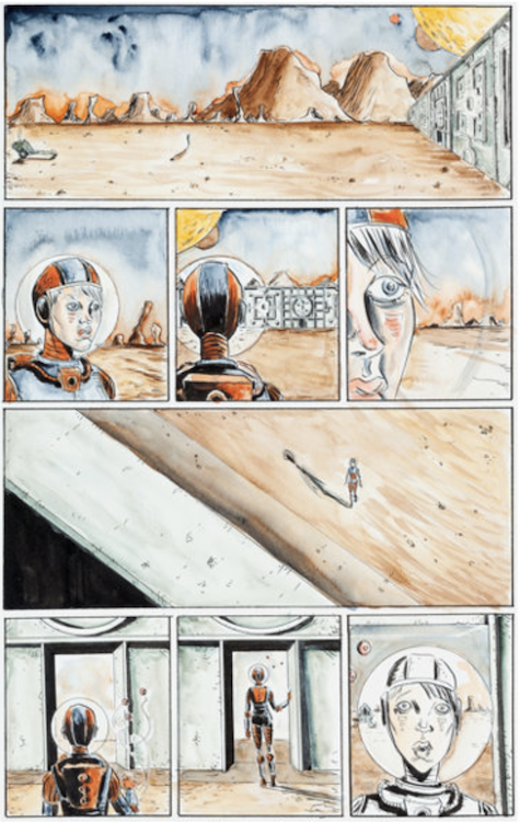 Trillium #1 Page 7 by Jeff Lemire sold for $260. Click here to get your original art appraised.