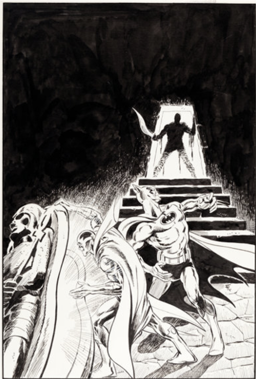 The Brave and the Bold #112 Cover Art by Jim Aparo sold for $18,000. Click here to get your original art appraised.