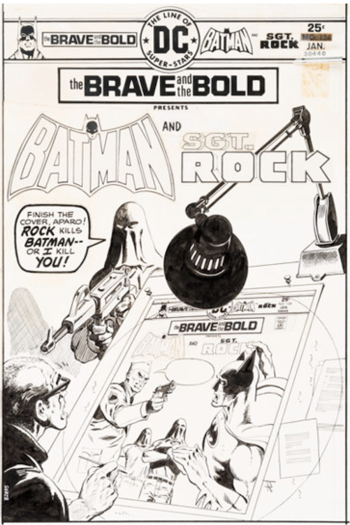The Brave and the Bold #124 Cover Art by Jim Aparo sold for $28,680. Click here to get your original art appraised.
