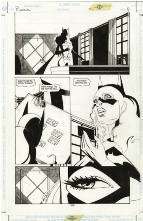 Batman: Batgirl #1 Page 16 by Jim Balent sold for $130. Click here to get your original art appraised.