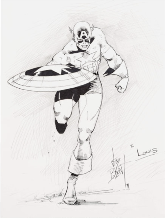 Captain America Commission Illustration by Jim Balent sold for $85. Click here to get your original art appraised.