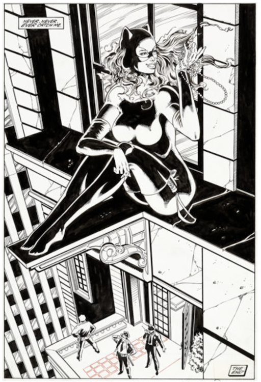 Catwoman #19 Splash Page 22 by Jim Balent sold for $3,615. Click here to get your original art appraised.