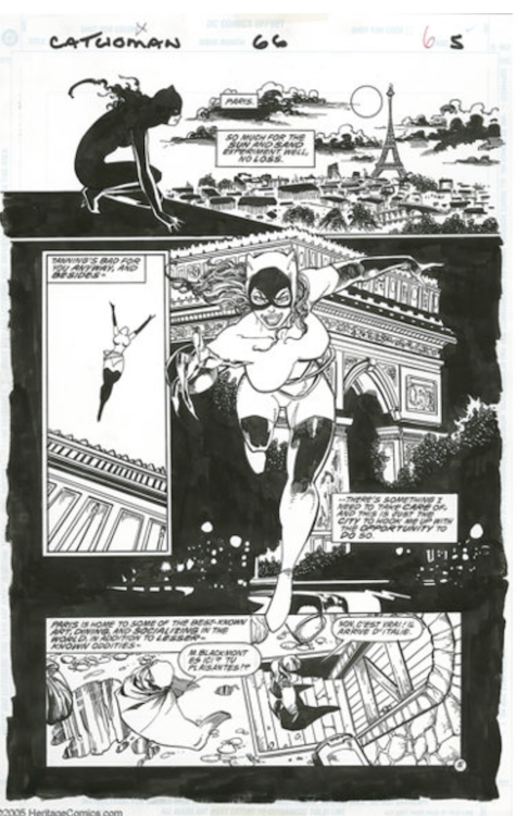 Catwoman #66 Page 66 by Jim Balent sold for $250. Click here to get your original art appraised.