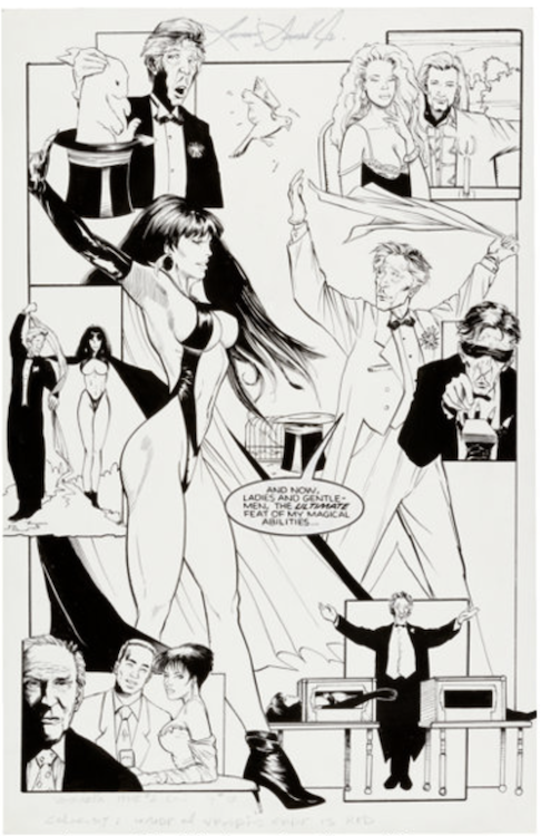 Vampirella #2 Page 13 by Jim Balent sold for $410. Click here to get your original art appraised.