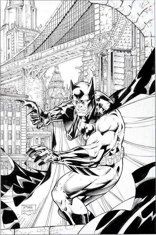 Cover art for Batman Black and White #1  Sold for: $38,837