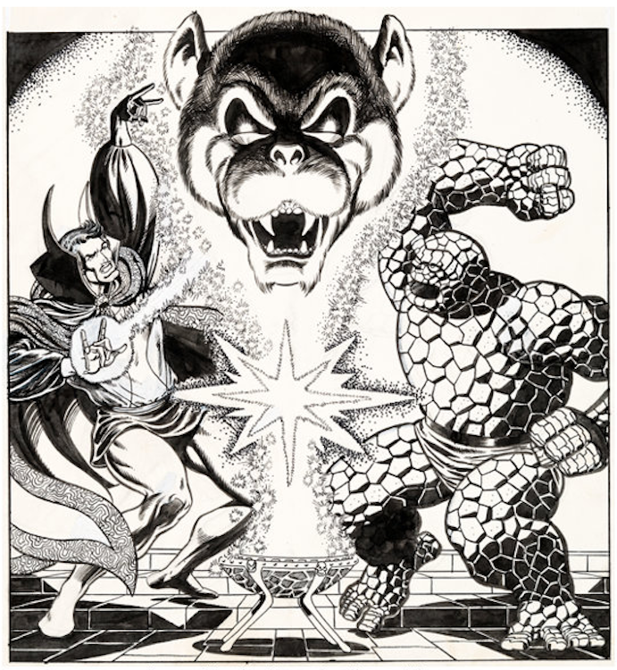 Marvel Two-in-One #6 Cover Art by Jim Starlin sold for $20,400. Click here to get your original art appraised.