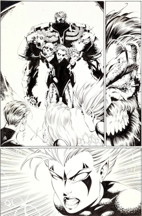 Uncanny X-Men #317 Page 51 by Joe Madureira sold for $5,720. Click here to get your original art appraised.