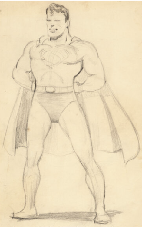 Superman Sketch sold for $18,000
Joe Shuster art
