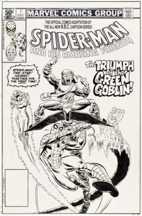 Spider-Man and His Amazing Friends #1 Cover Art by John Romita Jr. sold for $168,000. Click here to get your original art appraised.