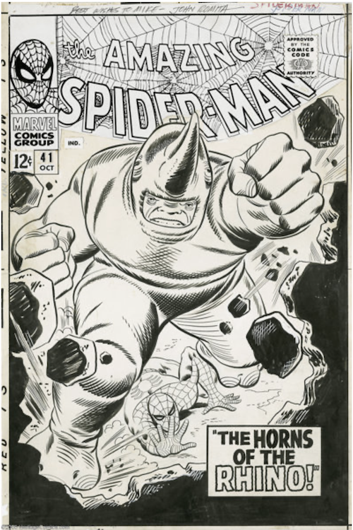 The Amazing Spider-Man #41 Cover Art by John Romita Sr. sold for $58,650. Click here to get your original art appraised.