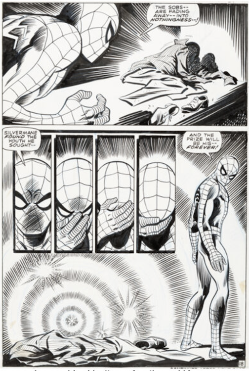 The Amazing Spider-Man #75 Page 18 by John Romita sold for $43,200. Click here to get your original art appraised.