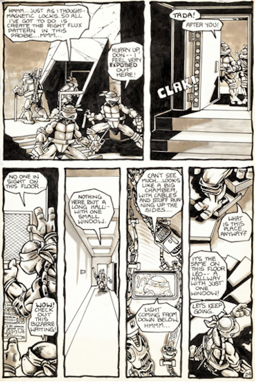 Teenage Mutant Ninja Turtles #4 Page 24 by Kevin Eastman sold for $4,320. Click here to get your original art appraised.
