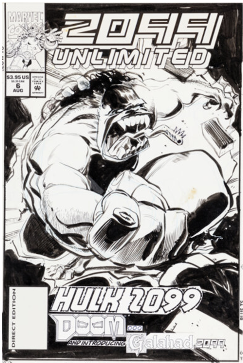 2099 Unlimited #6 Cover Art by Kyle Baker sold for $2,400. Click here to get your original art appraised.