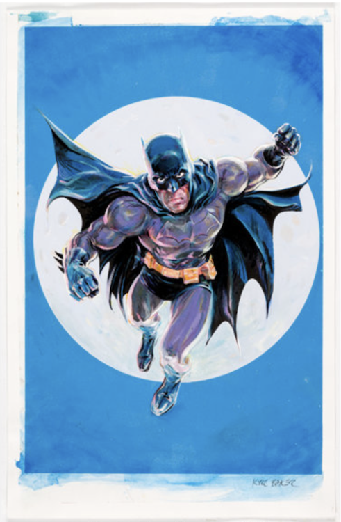 Batman Painting by Kyle Baker sold for $780. Click here to get your original art appraised.