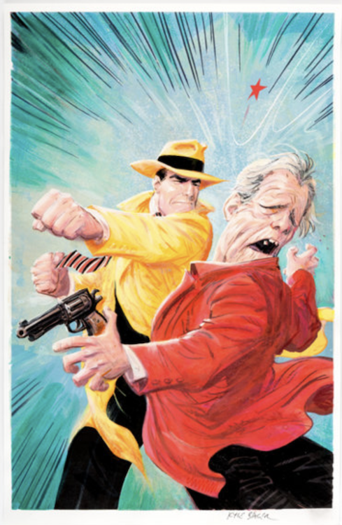 Dick Tracy Forever #1 Variant Cover Art by Kyle Baker sold for $660. Click here to get your original art appraised.