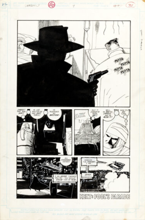 The Shadow #9 Page 27 by Kyle Baker sold for $1,140. Click here to get your original art appraised.