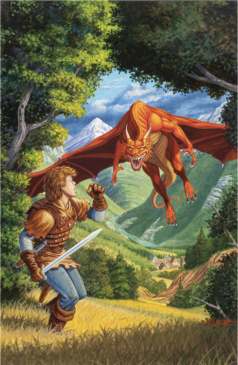 Stop That Witch Painting by Larry Elmore sold for $3,000. Click here to get your original art appraised.