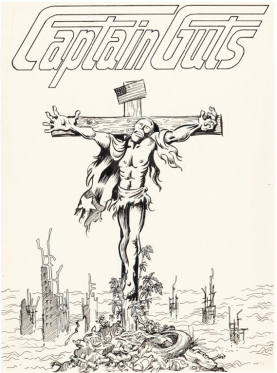 Captain Guts #2 Inside Back Cover Art Larry Welz sold for $5,280. Click here to get your original art appraised.