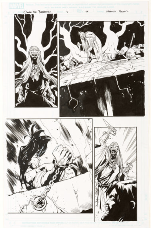 Conan the Barbarian #1 Page 17 by Mahmud Asrar sold for $100. Click here to get your original art appraised.