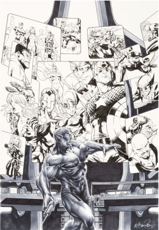 The Avengers #683 Cover Art by Mark Brooks sold for $4,900. Click here to get your original art appraised.