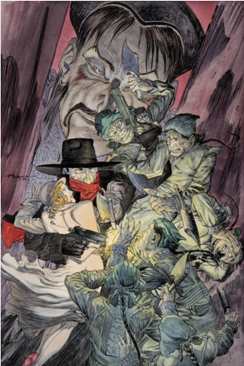 The Shadow #1 Film Adaptation Poster by Michael Kaluta sold for $7,800. Click here to get your original art appraised.