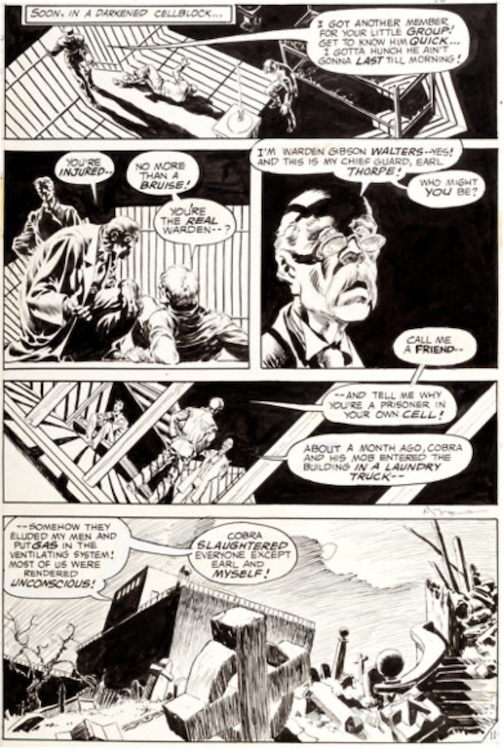 The Shadow #3 Page 11 by Michael Kaluta sold for $5,855. Click here to get your original art appraised.