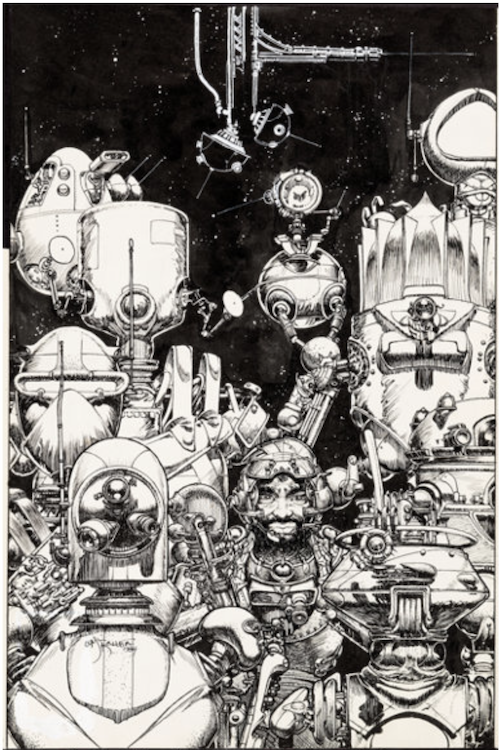 Time Warp Unpublished Cover Art by Michael Kaluta sold for $9,600. Click here to get your original art appraised.