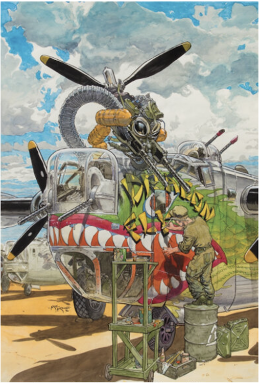 Weird War Tales #2 Cover Art by Michael Kaluta sold for $6,600. Click here to get your original art appraised.