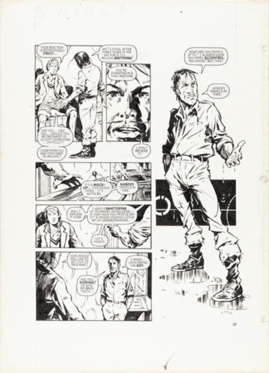 Doctor Who Monthly #78 Page 7 by Mick Austin sold for $600. Click here to get your original art appraised.