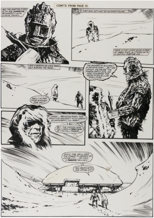 Doctor Who Monthly #79 Page 5 by Mick Austin sold for $1,190. Click here to get your original art appraised.
