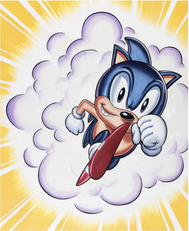 Sonic the Comic #1 Preliminary Cover Art by Mick Austin sold for $4,500. Click here to get your original art appraised.