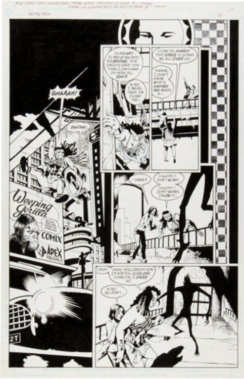 Promethea #1 Page 16 by Mick Gray sold for $395. Click here to get your original art appraised.