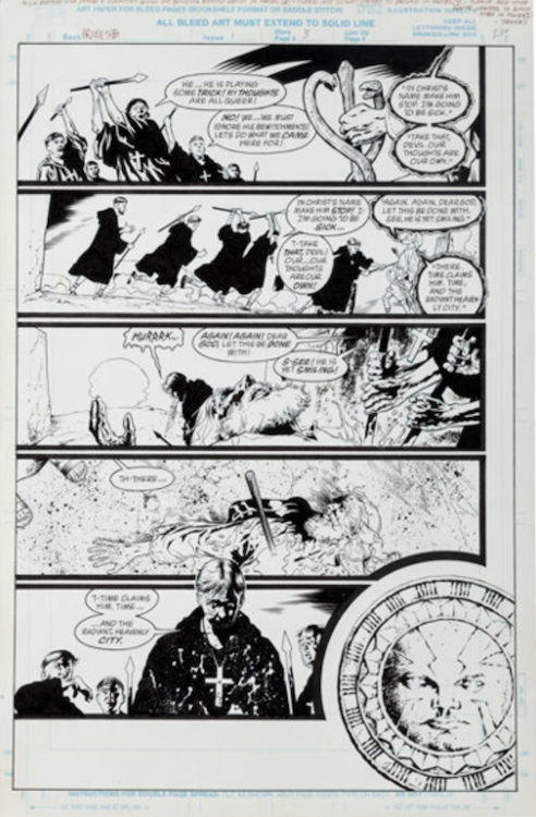 Promethea #1 Page 3 by Mick Gray sold for $345. Click here to get your original art appraised.