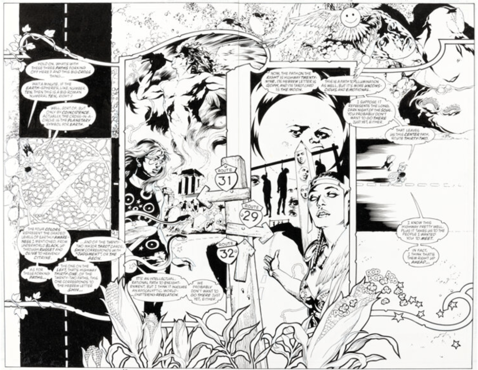 Promethea #13 Page 10-11 by Mick Gray sold for $160. Click here to get your original art appraised.