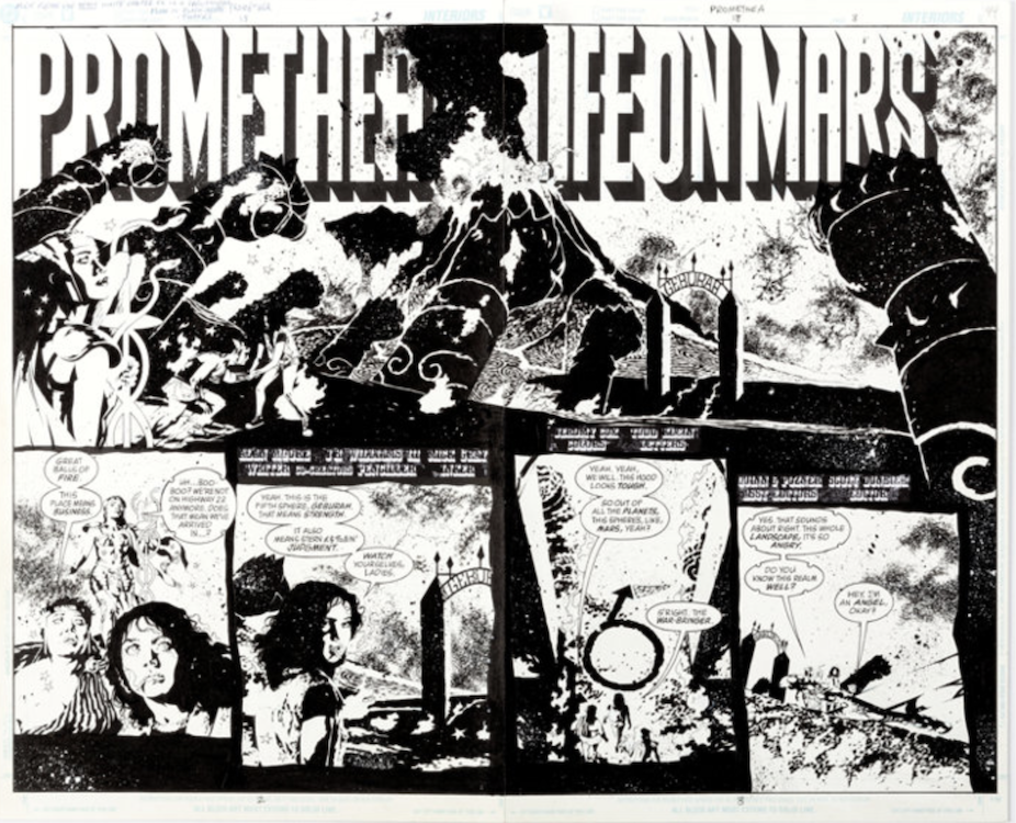 Promethea #18 Page 2-3 by Mick Gray sold for $1,435. Click here to get your original art appraised.