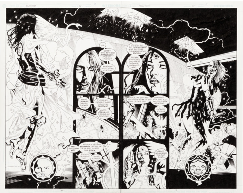 Promethea #24 Page 10-11 by Mick Gray sold for $810. Click here to get your original art appraised.