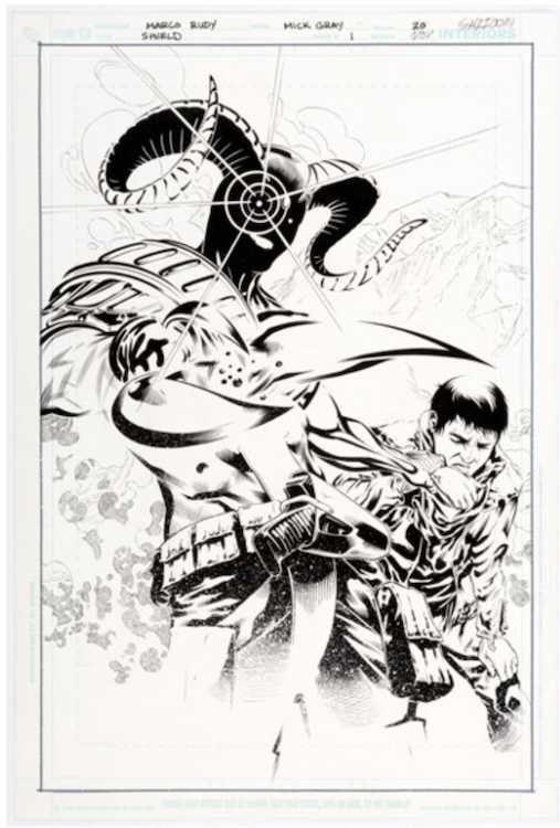The Shield #1 Page 20 by Mick Gray sold for $215. Click here to get your original art appraised.