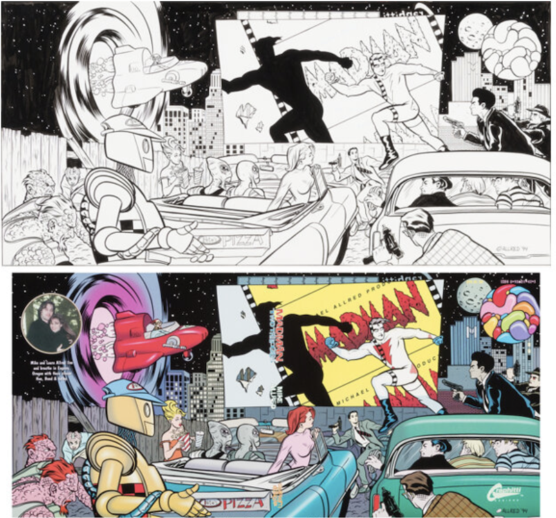 Madman: Two Trilogies Cover Art by Mike Allred sold for $4,320. Click here to get your original art appraised.