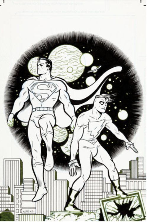 Superman Madman Hullabaloo #2 Cover Art by Mike Allred sold for $1,430. Click here to get your original art appraised.