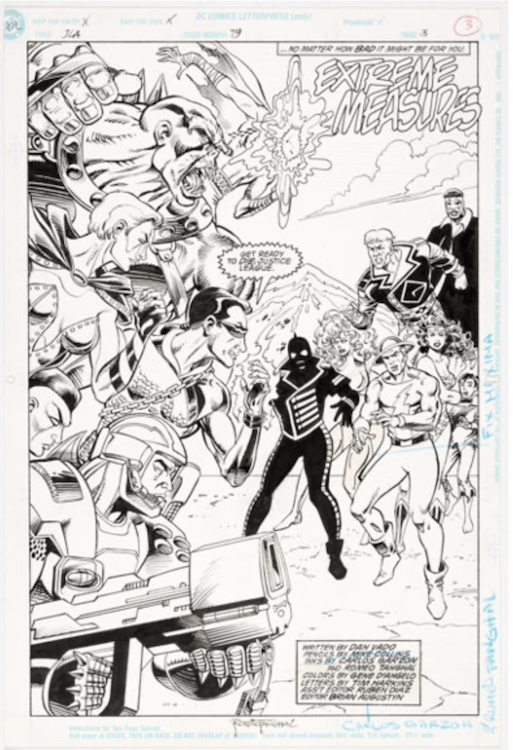 Justice League of America #79 Page 3 by Mike Collins sold for $205. Click here to get your original art appraised.